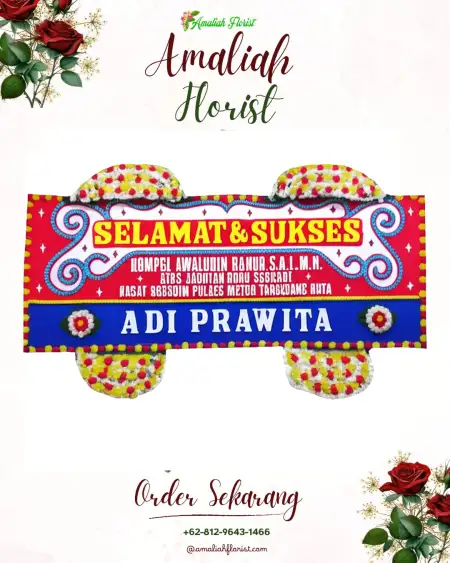 Papan Bunga Ucapan Selamat Nunuk Baru